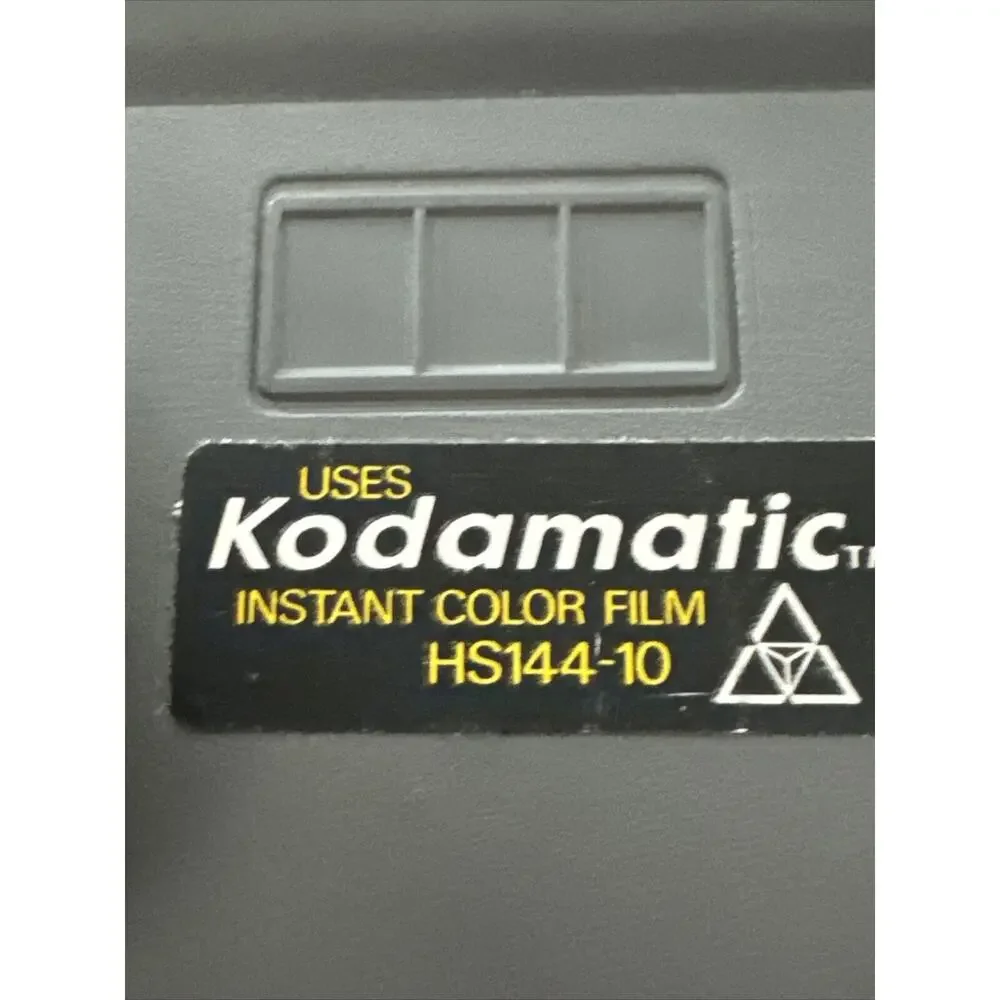 Vintage Camera Kodak Kodamatic Champ HS144-10 Instant‎ Camera Gray Black Works